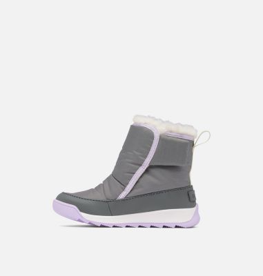 WHITNEY II Plus Bottines imperméables pour enfants, Color: Quarry, Lavender Cloud, image 4