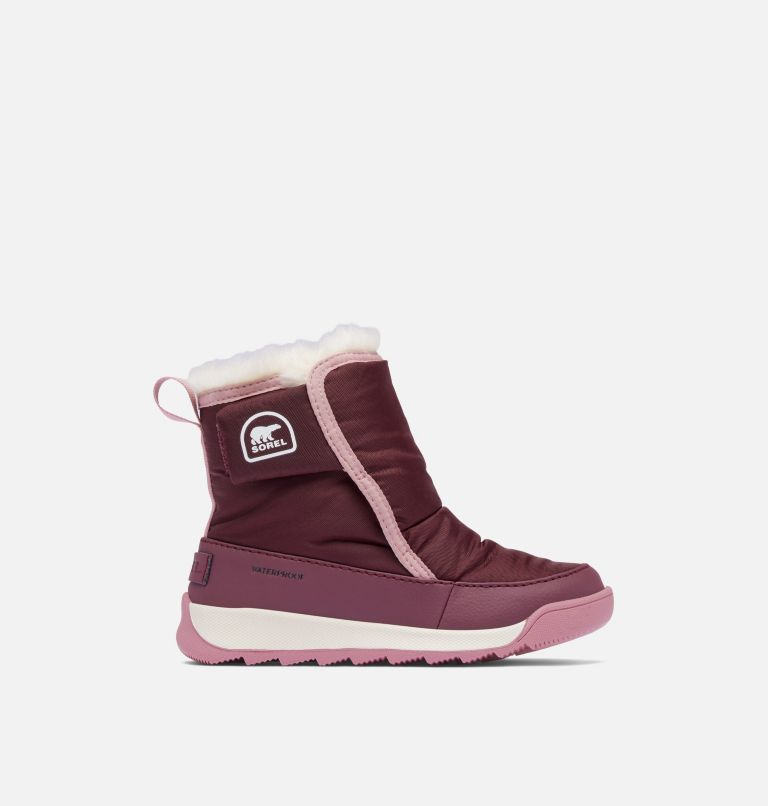WHITNEY II Plus Toddler Waterproof Bootie, Color: Epic Plum, Dazed Mauve, image 1