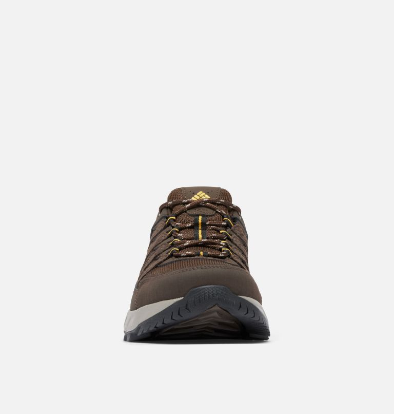 Men's Strata Trail Low Shoe, Color: Cordovan, Golden Yellow, image 8