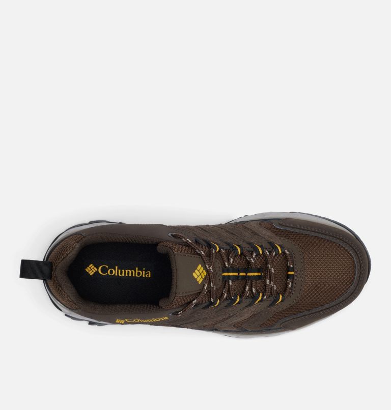 Men's Strata Trail Low Shoe, Color: Cordovan, Golden Yellow, image 4