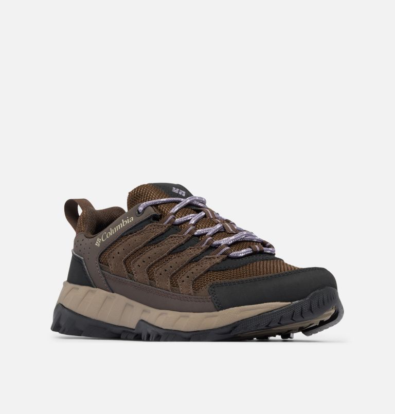 Women's Strata Trail Low Shoe, Color: Cordovan, Granite Purple, image 3