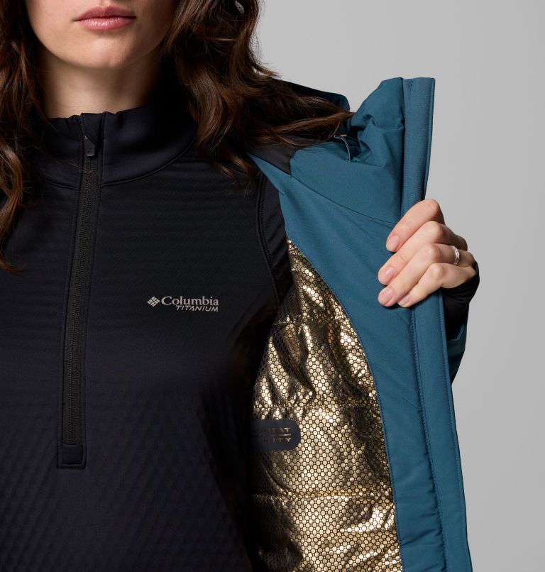 Women's Explorers Edge II Insulated Jacket, Color: Everblue, image 6