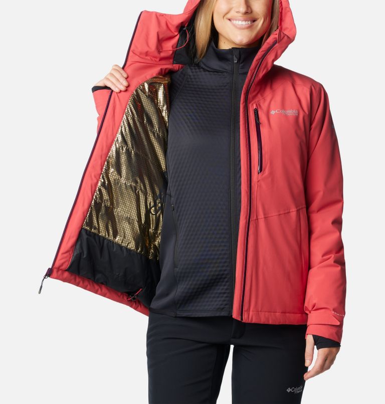 Women's Explorers Edge II Insulated Jacket, Color: Daredevil, image 5