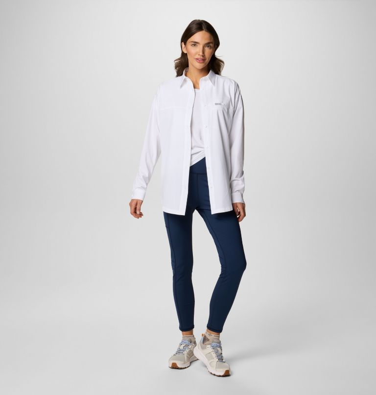 Women's Boundless Trek II Shirt, Color: White, image 3