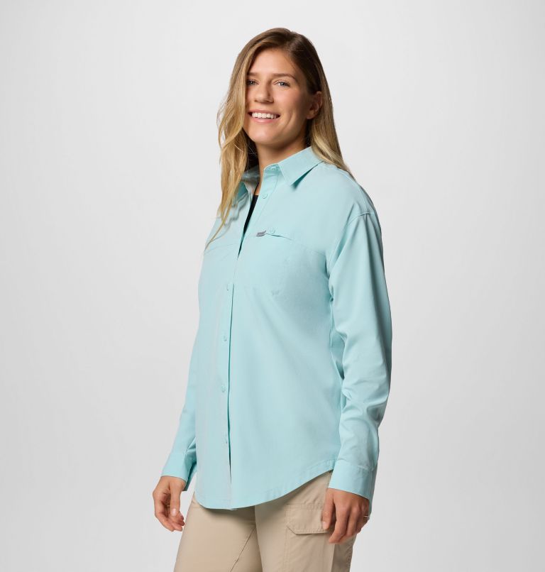 Women's Boundless Trek II Shirt, Color: Spray, image 3