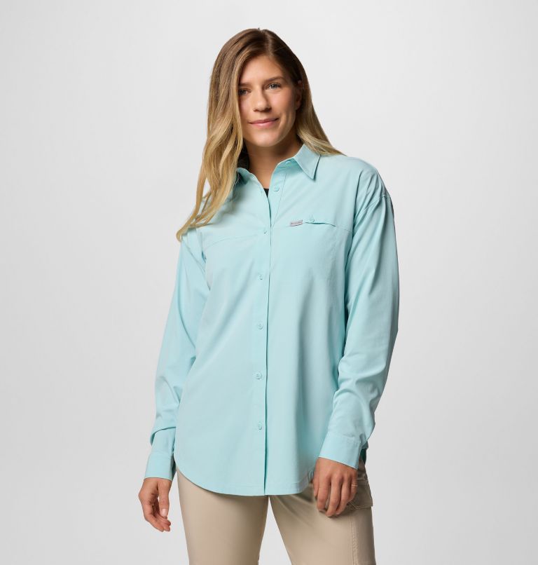 Women's Boundless Trek II Shirt, Color: Spray, image 1