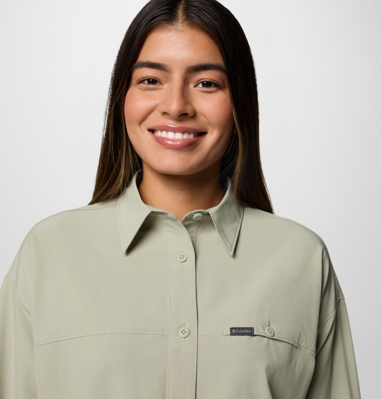 Women's Boundless Trek II Shirt, Color: Safari, image 4