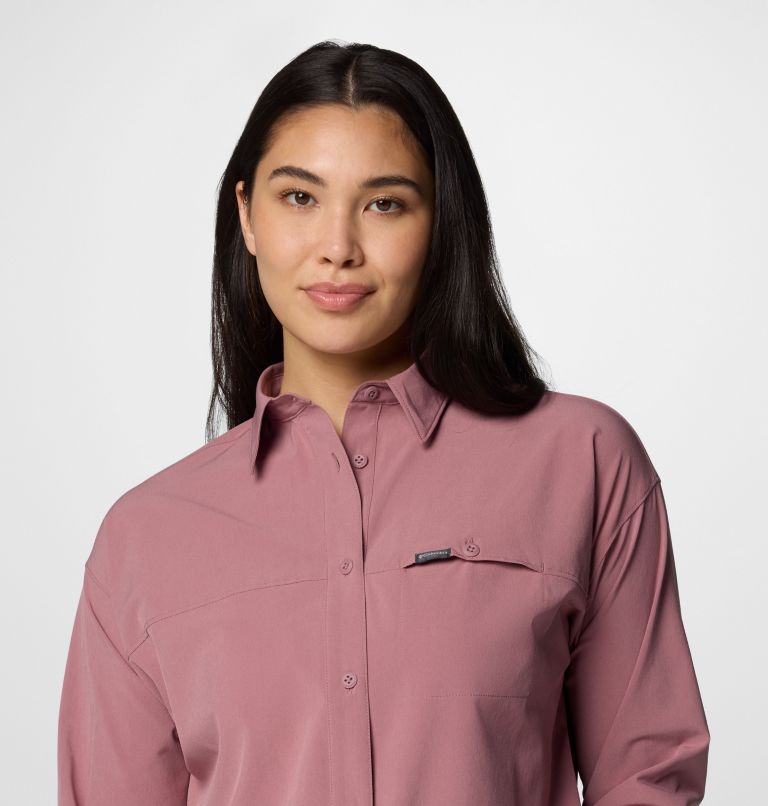 Camisa Boundless Trek II para mujer, Color: Fig, image 5