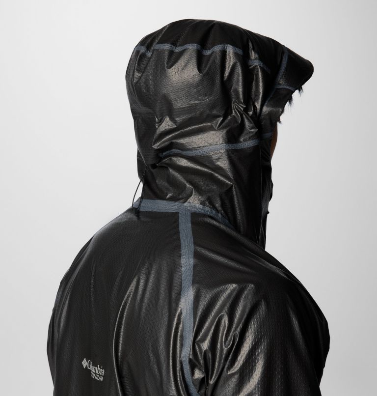 Men's OutDry Extreme Mesh Hooded Shell Jacket, Color: Black, image 7