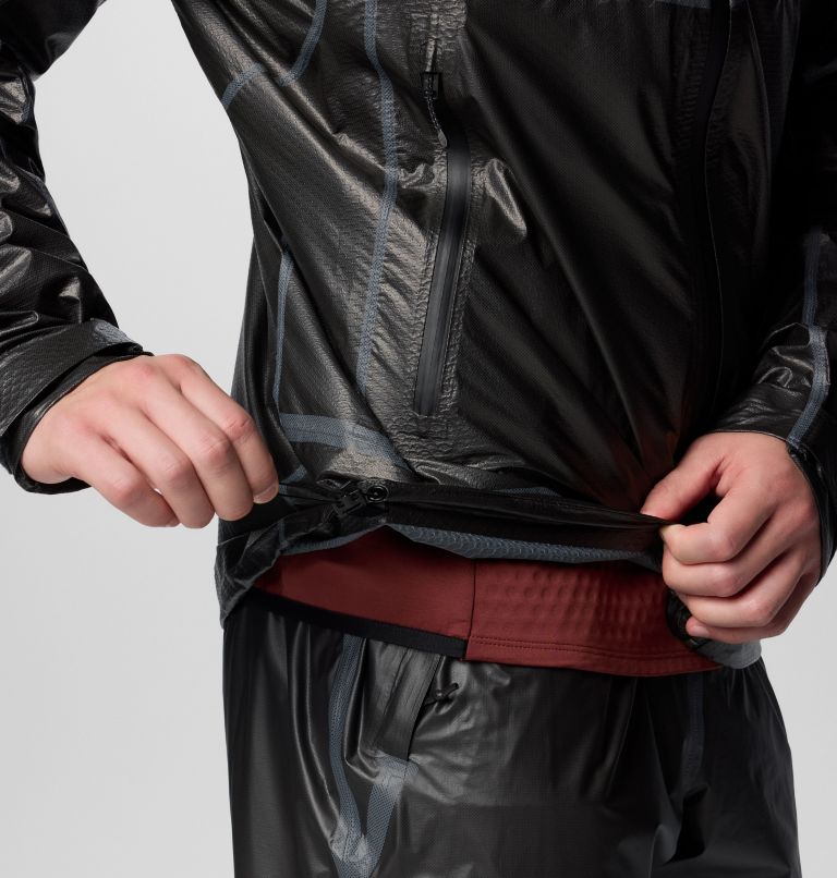 Men's OutDry Extreme Mesh Hooded Shell Jacket, Color: Black, image 8