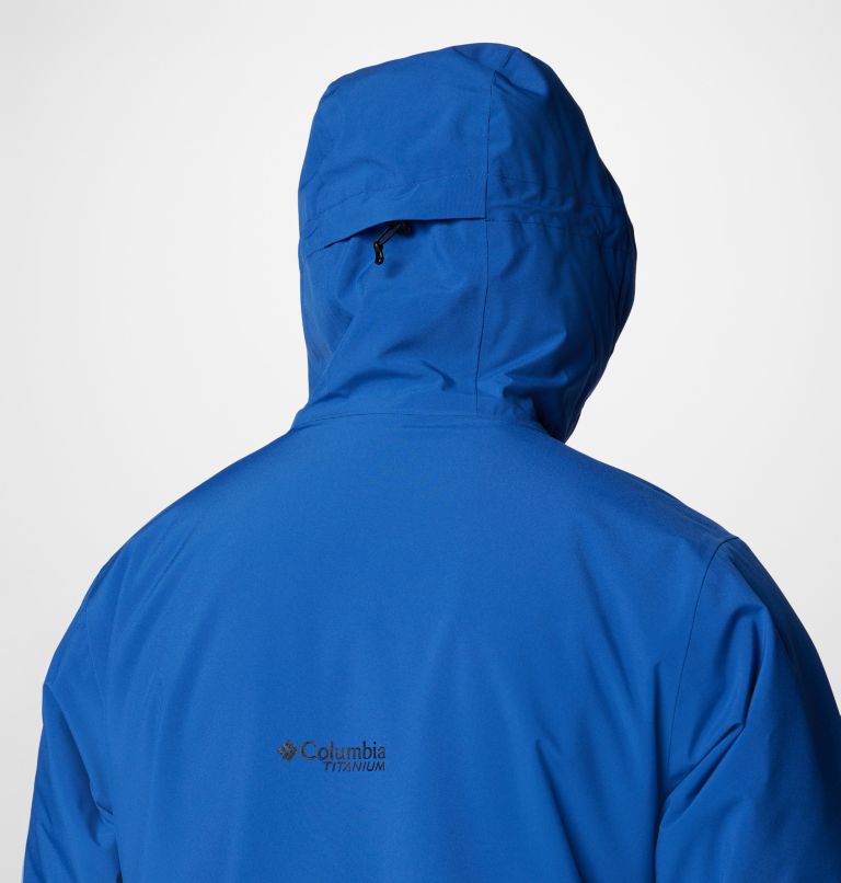 Men's Explorer's Edge II Waterproof Insulated Jacket, Color: Mountain Blue, image 6