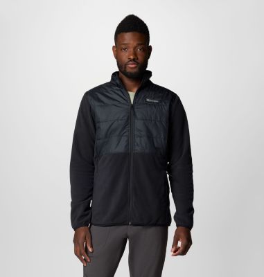 Men's Basin Butte II Hybrid Fleece Jacket, Color: Black, image 1