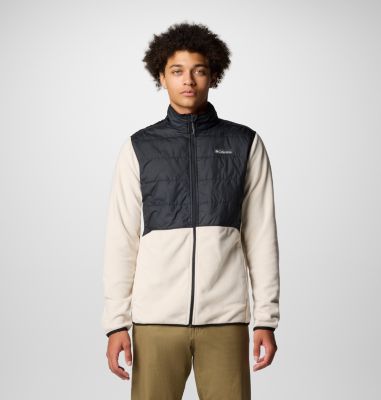 Men's Basin Butte II Hybrid Fleece Jacket, Color: Dark Stone, Black, image 1