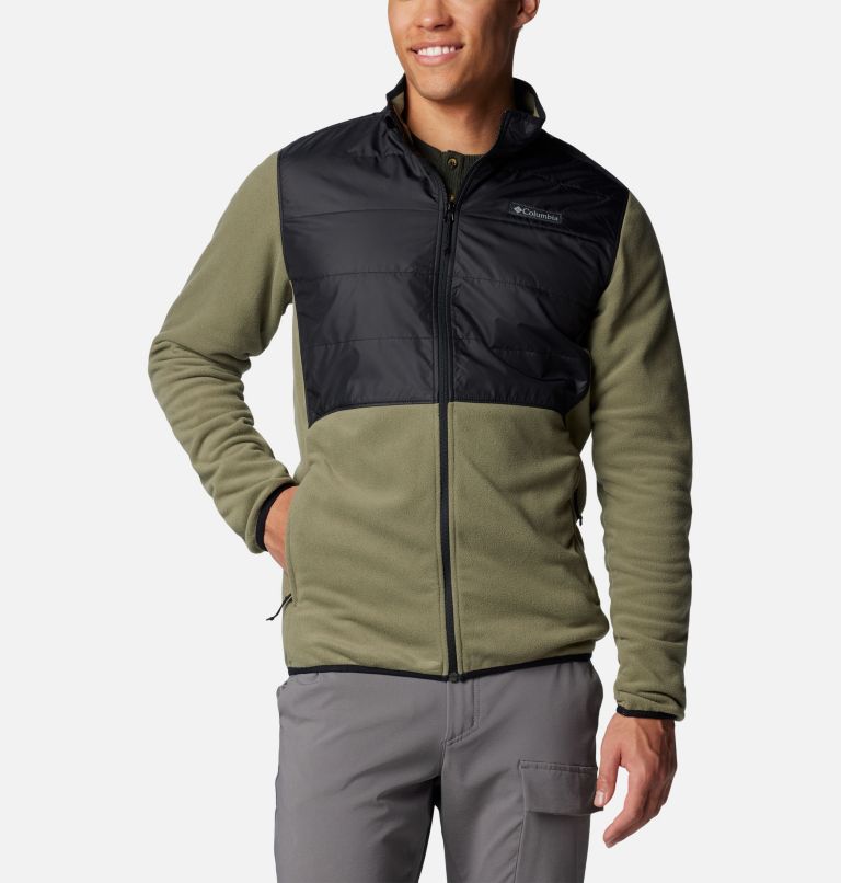 Fleece hybrid jacket sale