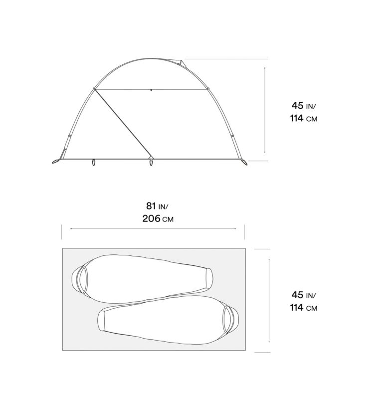AC 2 Tent, Color: Alpine Red, image 9