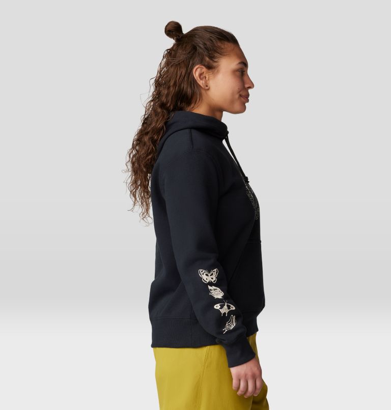 Women's Type Swirl Pullover Hoody, Color: Black, image 5