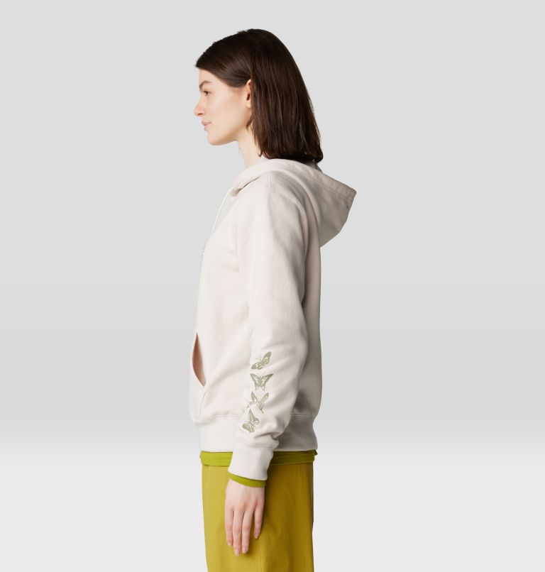 Women's Type Swirl Pullover Hoody, Color: Talc, image 3