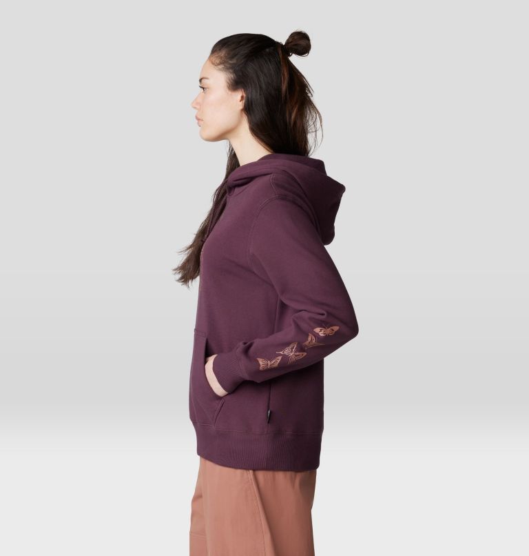 Women's Type Swirl Pullover Hoody, Color: Blackberry, image 3