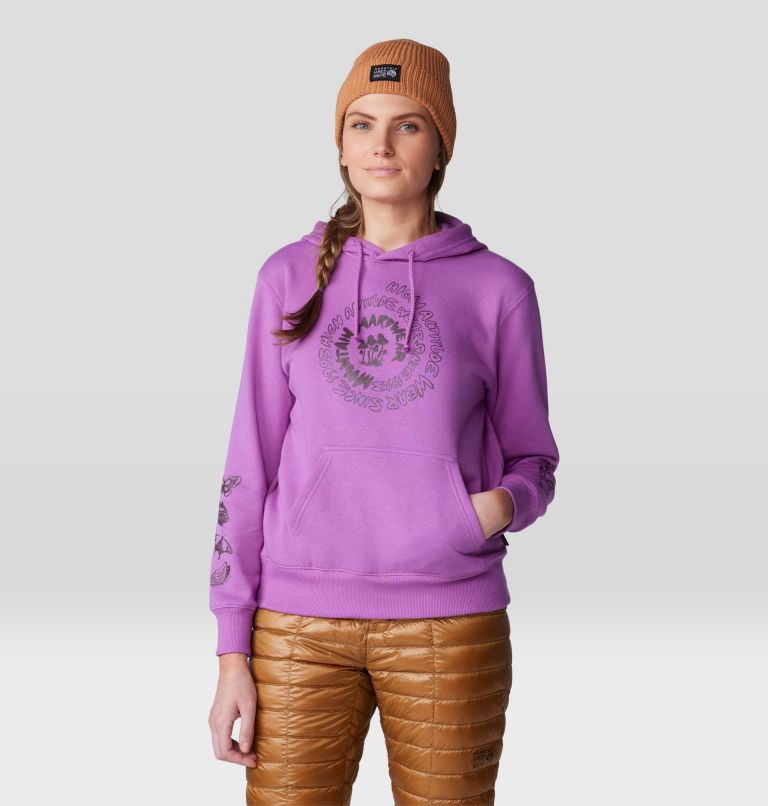 Women's Type Swirl Pullover Hoody, Color: Lilac Glow, image 6