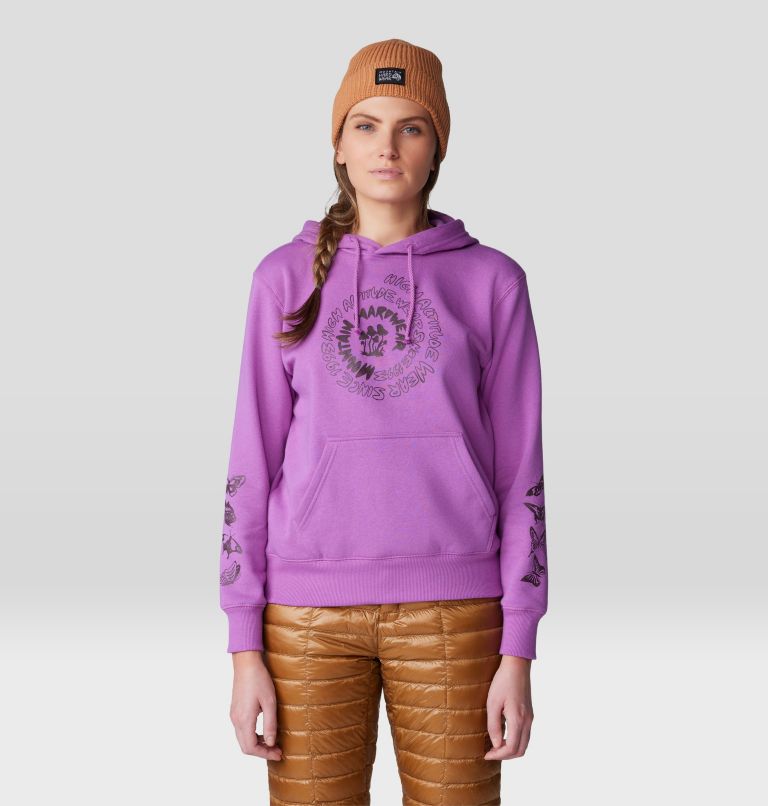 Women's Type Swirl Pullover Hoody, Color: Lilac Glow, image 7
