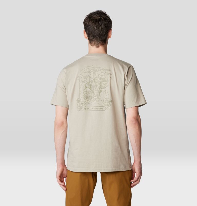 Men's Yak Short Sleeve, Color: Badlands, image 2