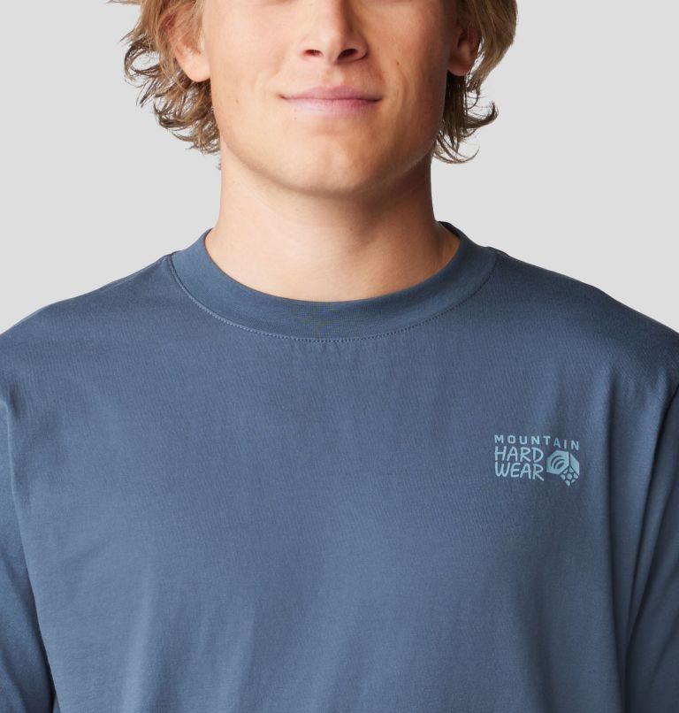 Men's Yak Short Sleeve, Color: Moon Blue, image 4
