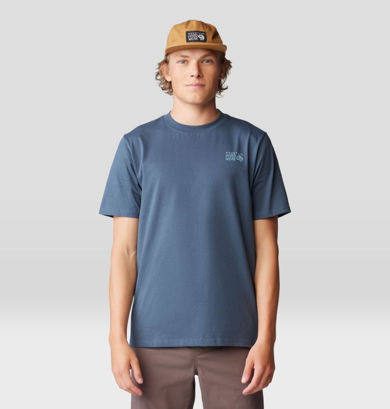 Men's Yak Short Sleeve, Color: Moon Blue, image 1