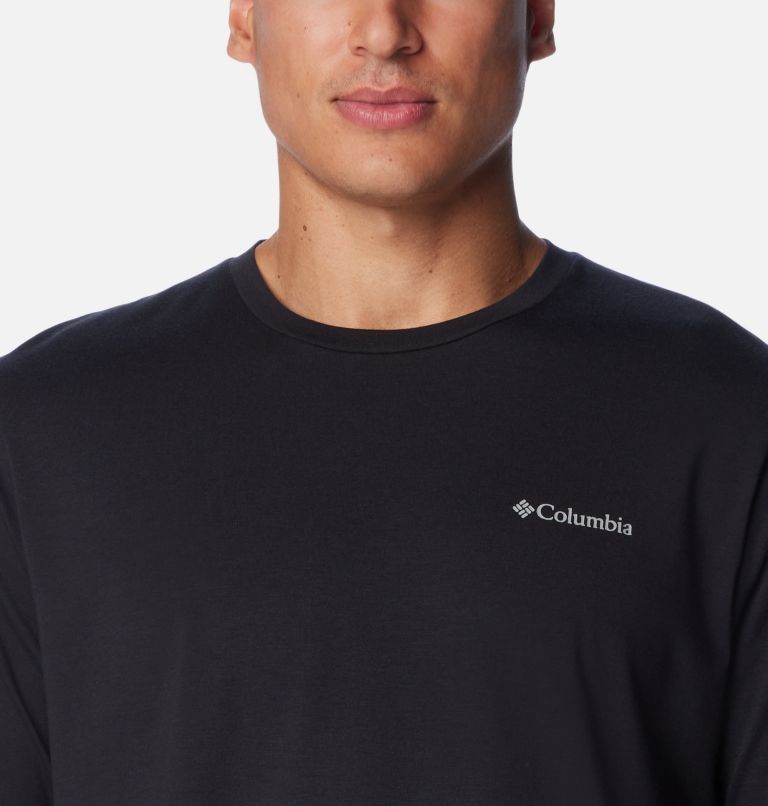 Men's Canyonland Trail Long Sleeve T-Shirt, Color: Black, image 4