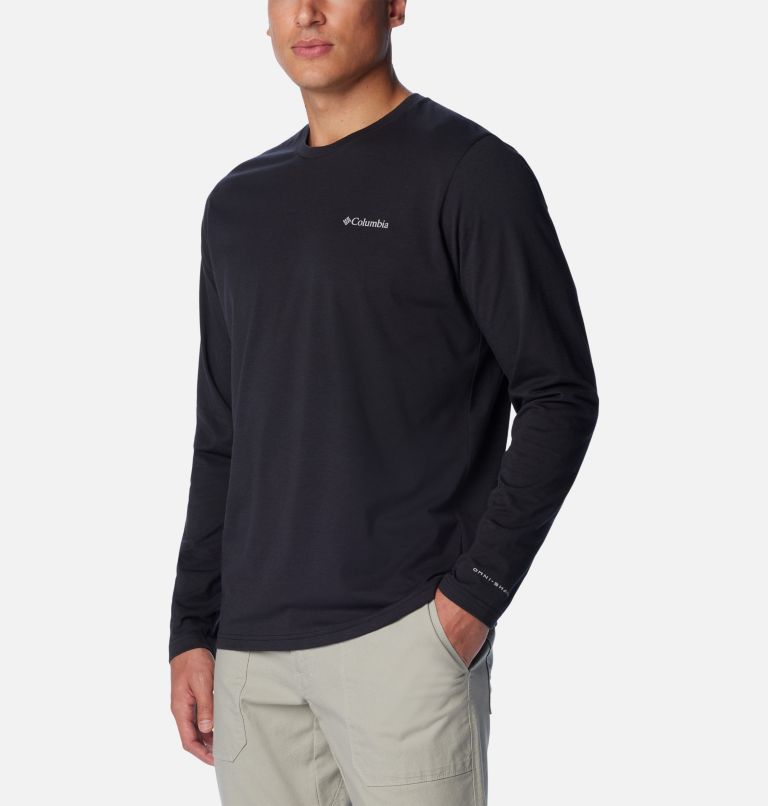 Thumbnail: Men's Canyonland Trail Long Sleeve T-Shirt, Color: Black, image 5