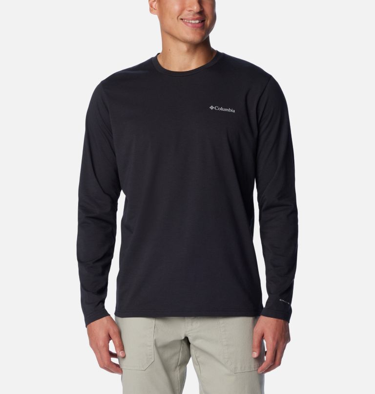Thumbnail: T-shirt à manches longues Canyonland Trail pour homme, Color: Black, image 1