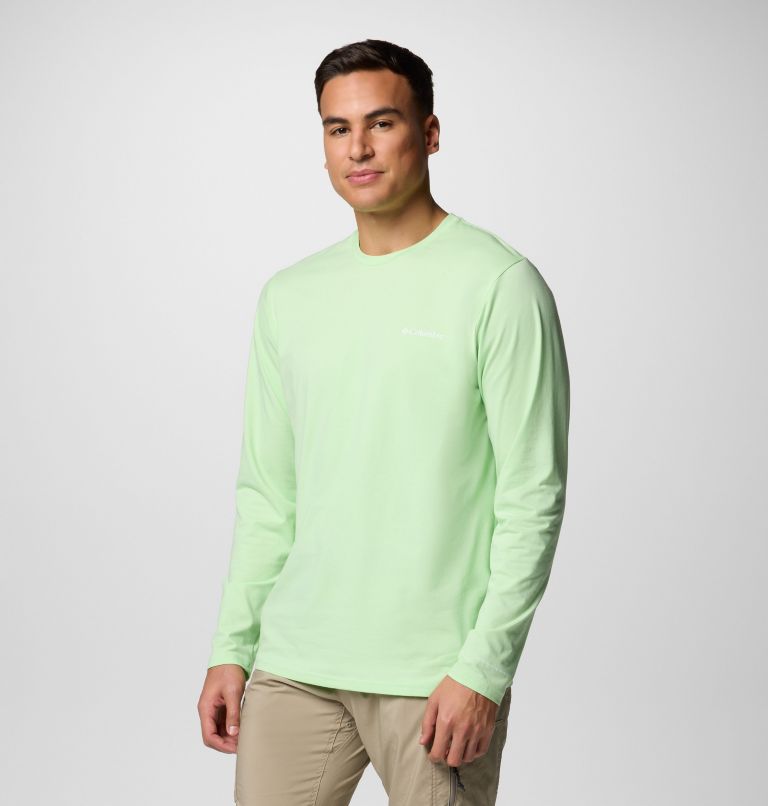 Men's Canyonland Trail Long Sleeve T-Shirt, Color: Key West, image 4