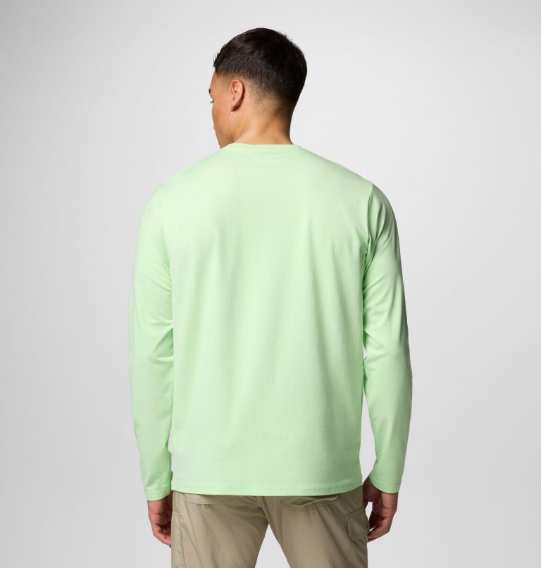 Men's Canyonland Trail Long Sleeve T-Shirt, Color: Key West, image 3