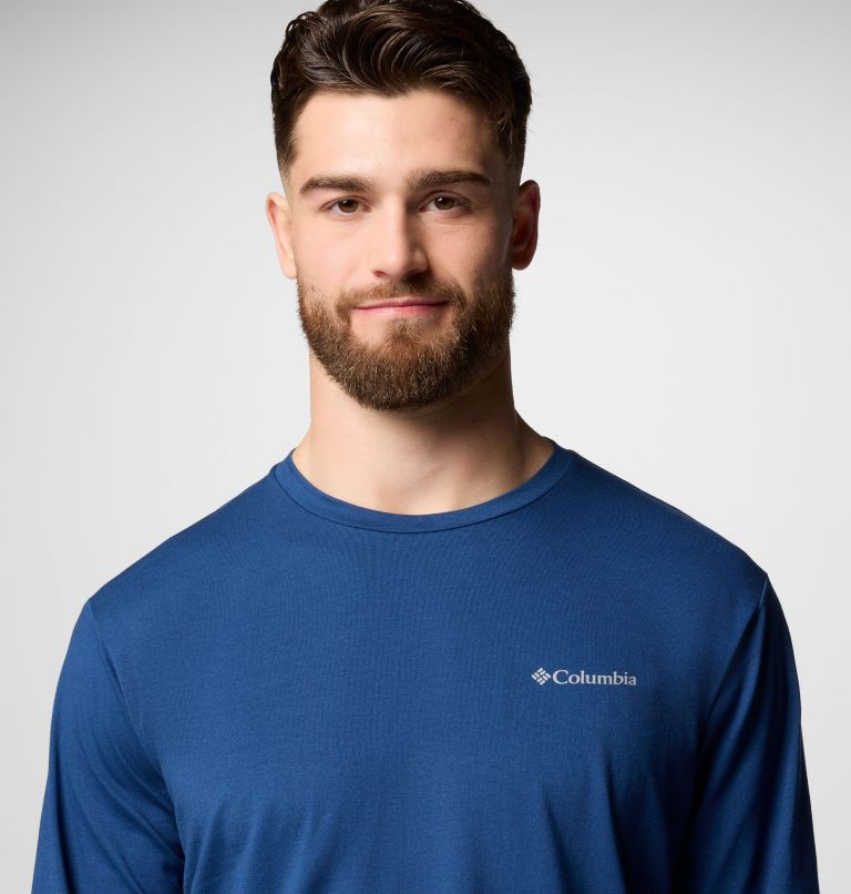 Men's Canyonland Trail Long Sleeve T-Shirt, Color: Carbon, image 5