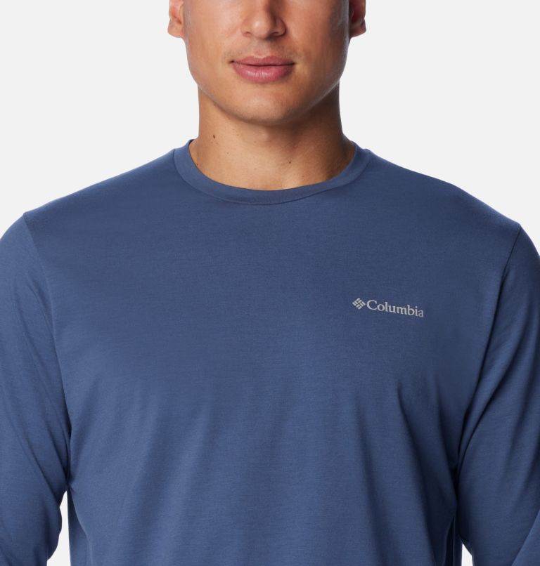 Men's Canyonland Trail Long Sleeve T-Shirt, Color: Dark Mountain, image 4