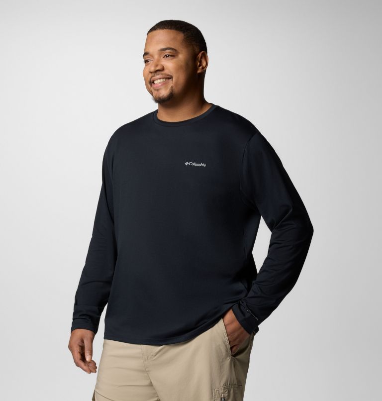 Men's Canyonland Trail Long Sleeve T-Shirt - Big, Color: Black, image 4