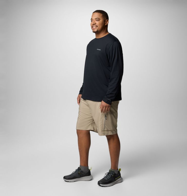 Men's Canyonland Trail Long Sleeve T-Shirt - Big, Color: Black, image 2