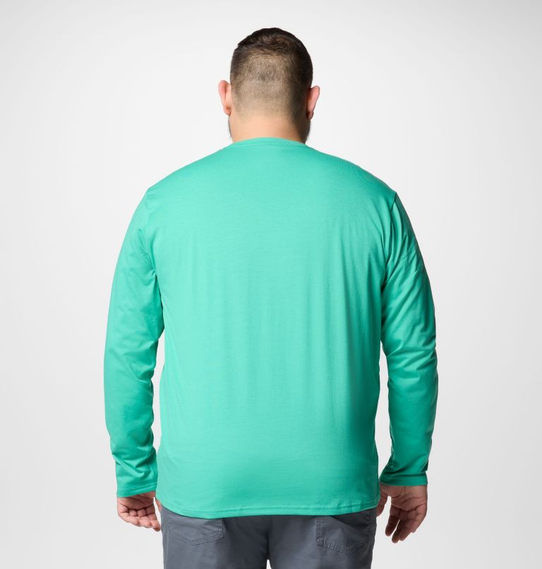 Men's Canyonland Trail Long Sleeve T-Shirt - Big, Color: Glaze Green, image 3