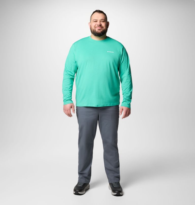 Men's Canyonland Trail Long Sleeve T-Shirt - Big, Color: Glaze Green, image 2