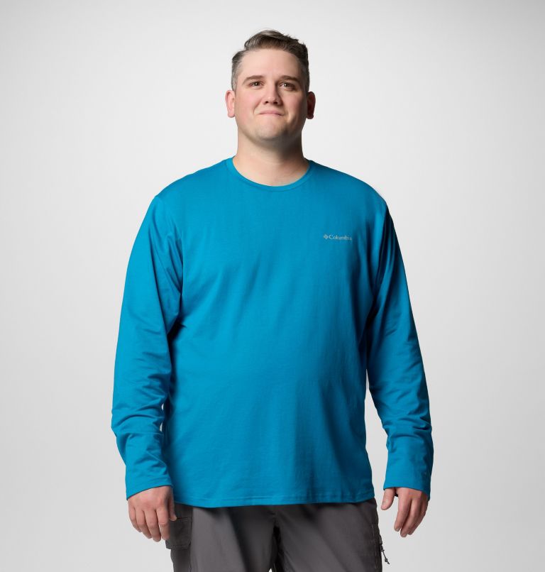 Men's Canyonland Trail Long Sleeve T-Shirt - Big, Color: Blue Echo, image 1