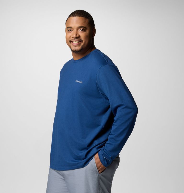 Men's Canyonland Trail Long Sleeve T-Shirt - Big, Color: Carbon, image 4