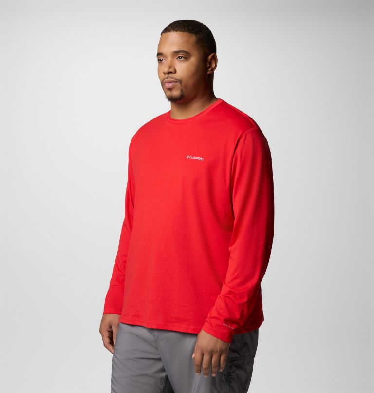 Men's Canyonland Trail Long Sleeve T-Shirt - Big, Color: Red Spark, image 4