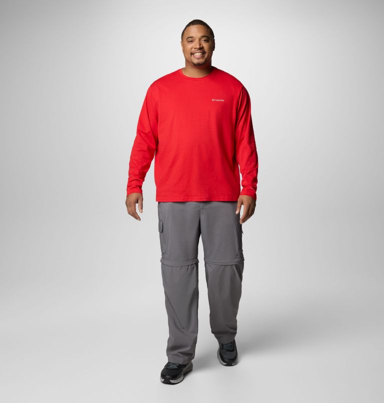 Men's Canyonland Trail Long Sleeve T-Shirt - Big, Color: Red Spark, image 2