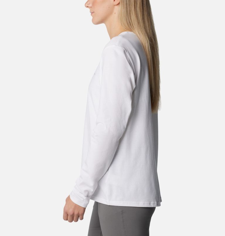 Women's Canyonland Trail Long Sleeve T-Shirt, Color: White, image 3