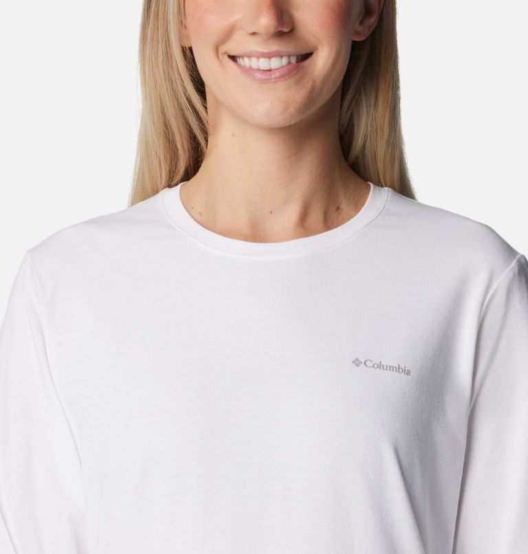 Women's Canyonland Trail Long Sleeve T-Shirt, Color: White, image 4