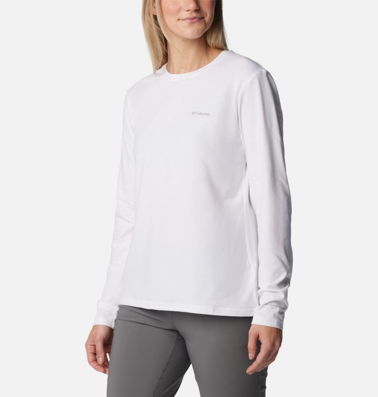 Women's Canyonland Trail Long Sleeve T-Shirt, Color: White, image 5