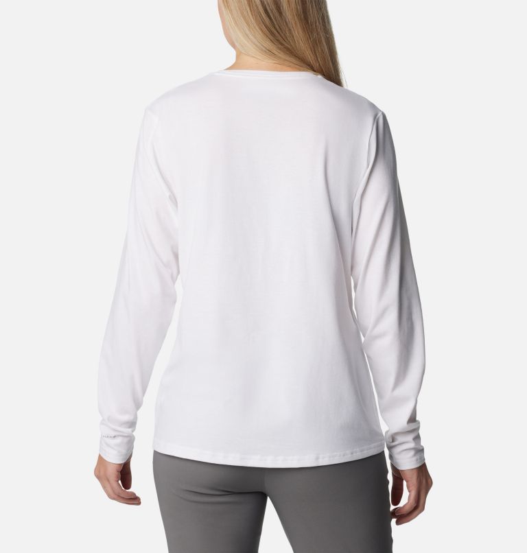 Women's Canyonland Trail Long Sleeve T-Shirt, Color: White, image 2