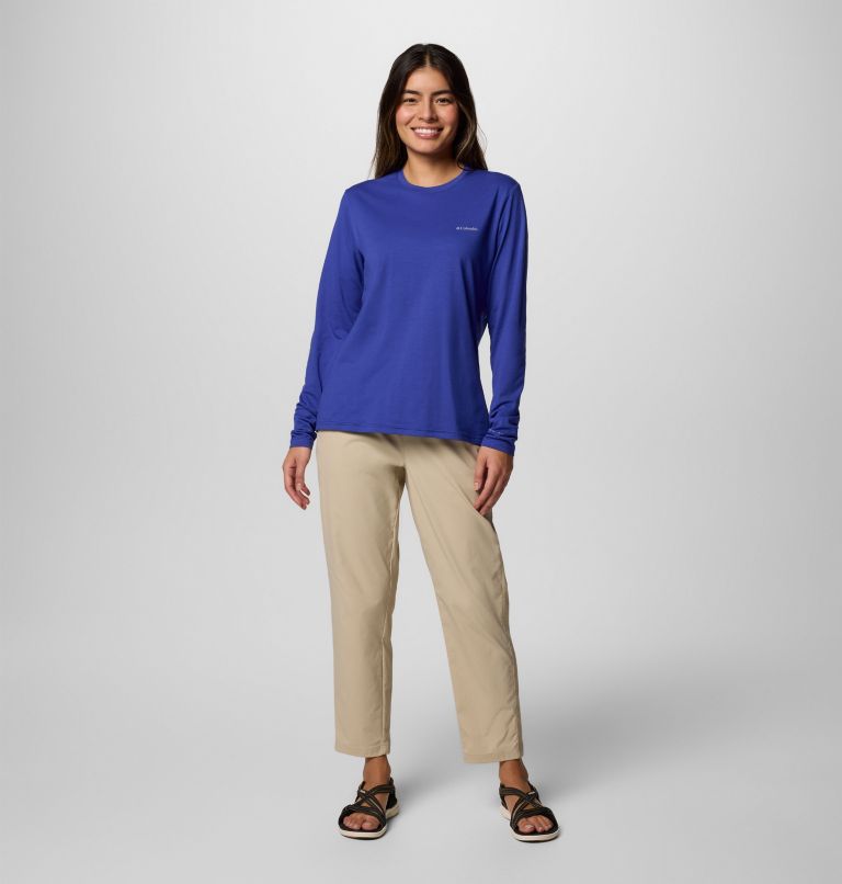 Women's Canyonland Trail Long Sleeve T-Shirt, Color: Clematis Blue, image 5