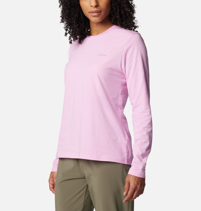 Women's Canyonland Trail Long Sleeve T-Shirt, Color: Cosmos, image 5