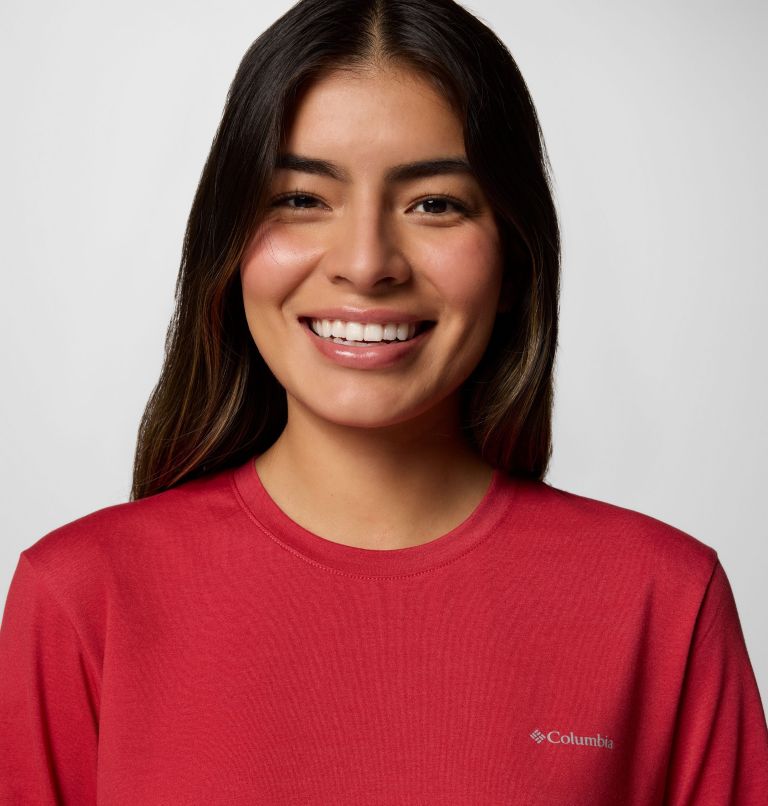 Women's Canyonland Trail Long Sleeve T-Shirt, Color: Daredevil, image 4