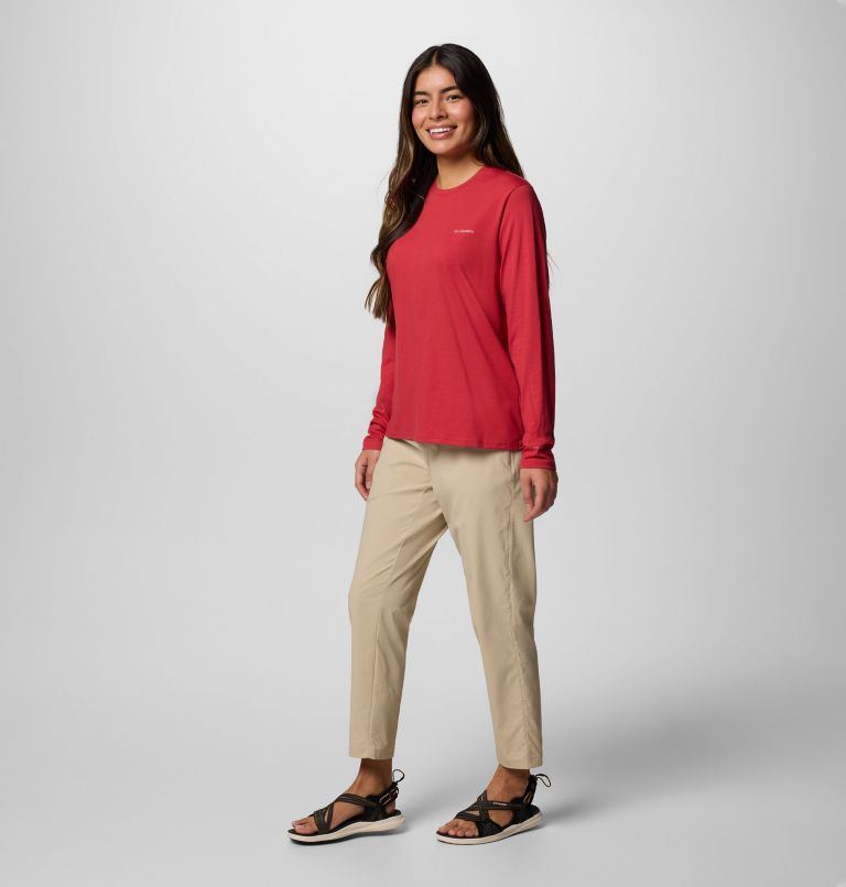 Women's Canyonland Trail Long Sleeve T-Shirt, Color: Daredevil, image 5